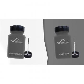 2x50ml Lápiz de Retoque por RENAULT 832/RD RADIANT FIRE RED | BEKATEQ Pintura del Coche Barniz Laca Reparación Coche Reparar Arañazos Coche