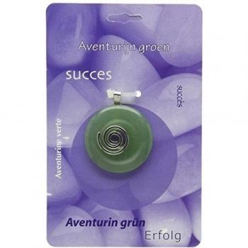 steengoed Aventurina Verde Donut colgante, piedra, Verde