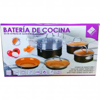 Batería de cocina set de 10 piezas