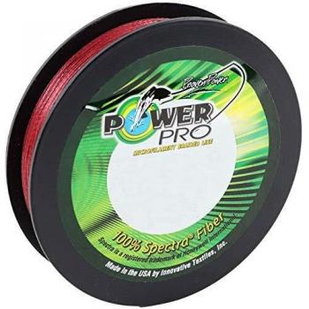 POWER PRO - Spectra Line 455, Color Rojo, Talla 0.460 mm