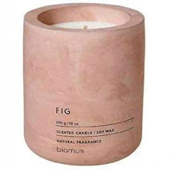 Blomus Fraga Scented Candle Rose Dust L Soy Wax Concrete
