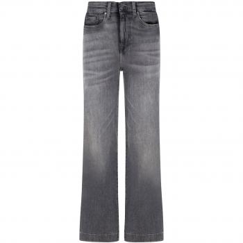7 For All Mankind Women's Gray Straight Jeans Size 26