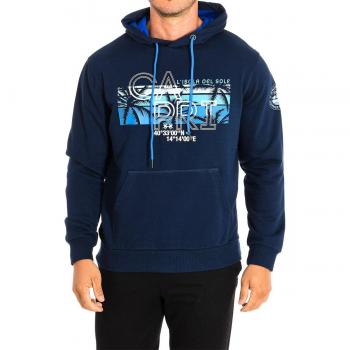 Sudadera con Capucha La Martina TMF322-FP225 para Hombre - Algodón Azul Talla Pequeña