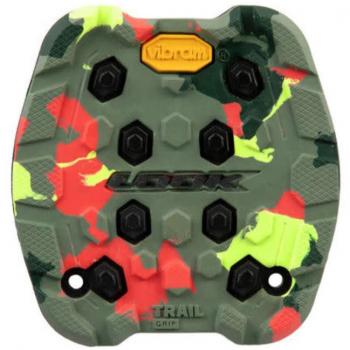 Pedales Look Active Grip City Pad Camo - Pedales de bicicleta con diseño camuflaje, sistema de fijación compatible con calas Look, superficie antideslizante para mayor agarre, construcción resistente y ligera, ideales para uso urbano