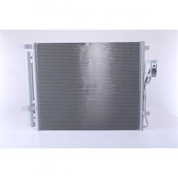 Condensador de Aire Acondicionado Nissens 940209 para Hyundai Santa Fe 2 con Secador de Aluminio R134a