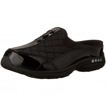 Easy Spirit Traveltime Mule Women's Black Slip On 8 D