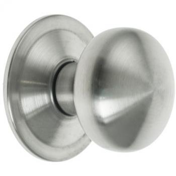 Pomo Puerta Chato Opacio Ø70 Inoxidable