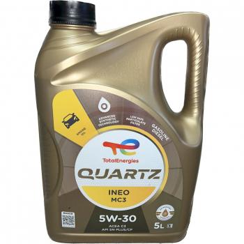 Aceite de motor Total Quartz Ineo MC3 5W30 5L para Volkswagen, Audi y Mercedes-Benz