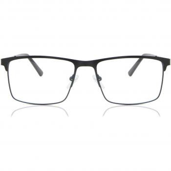 Cuadrado Montuta Completa Metálico Negro Armazones para Hombre - Gafas Anti-Azules - SmartBuy Collection
