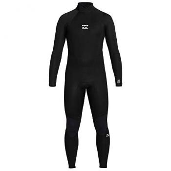 Billabong Traje de Neopreno de Manga Larga 5/4mm Intruder GBS con Cremallera Trasera para Hombre - Color Negro, Talla MS