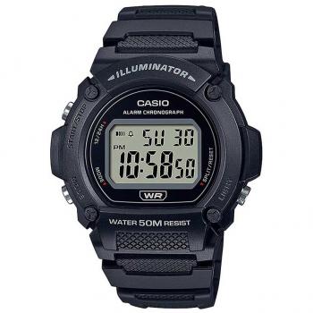 Reloj de pulsera CASIO W-219H-1A - Dial negro