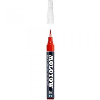 Marcador Molotow Softliner Aqua 1mm Color Rojo Cinnabar
