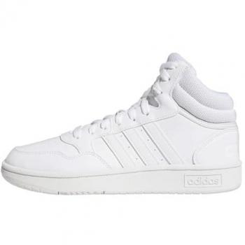 Zapatillas altas deportivas Adidas Hoops 3.0 Mid para mujer en color blanco, talla 40(2/3) EU