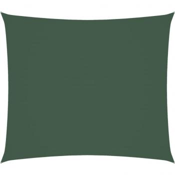 Sombrilla a Vela Oxford Rectangular 2x2,5 m Verde Oscuro