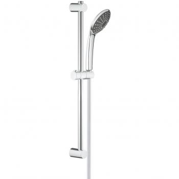 Set de Ducha Grohe 27322000 Metal con acabado en cromo, cabezal de ducha de mano y rociador de lluvia, sistema anticalcáreo SpeedClean, tecnología DreamSpray para una distribución uniforme del agua,