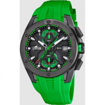 Reloj de Hombre Lotus Vortex 18943/4 - Reloj de caucho color verde