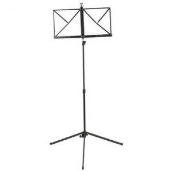 Atril con Funda Ortolá Negro 8528 - Soporte de Partituras Plegable y Ligero