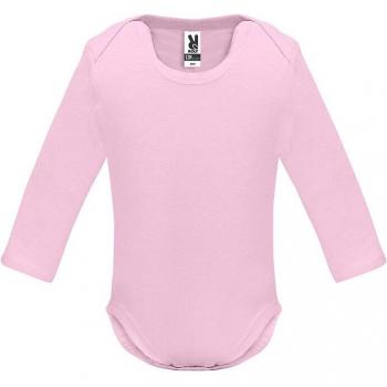 Body de bebé de manga larga de punto liso BD720210401
