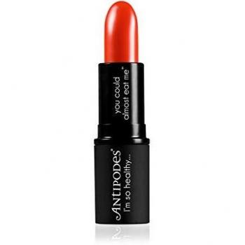 West Coast Sunset Moisture-Boost Natural Lipstick – Bright Warm Based Orange Red Moisturising Lipstick – Conditioning Lipstick Matte – 4g