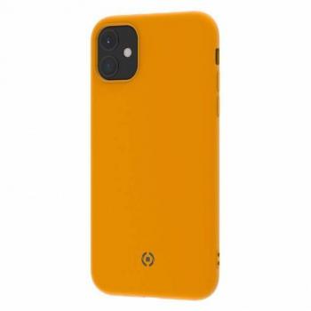 Funda Celly Leaf Amarillo para iPhone 11, TPU, 15.5 cm (6.1)