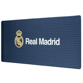 Alfombrilla de Ratón XXL Real Madrid - Tapete Impermeable y Antideslizante para Escritorio