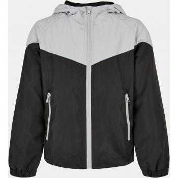 Chaqueta Impermeable Urban Classics 2-Tone Tech para Niños, Asfalto/Negro, Tallas 110-116 cm