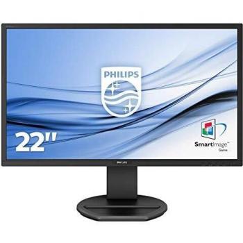 Philips 221B8LJEB - 22 Inch FHD Monitor, 60Hz, 1ms, TN, Eheight Adjust, Speakers, USB Hub, LowBlue mode