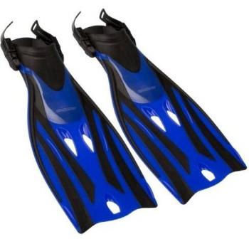 Schreuders Sport Waimea 88DO Junior Adjustable Swimming Fins - Cobalt blue/Black, 32-36