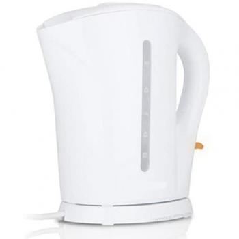 Hervidor de agua Orbegozo 1,7 litros, rápida ebullición, potencia 1850-2200W, tapa abatible con cierre de seguridad, libre de BPA, filtro extraíble