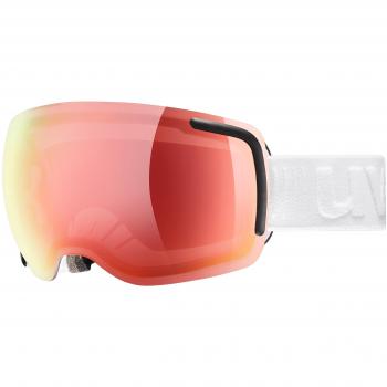 Uvex Big 40 Negro Unisex Espejo, Rojo Lente esférica Gafas de esquí - Gafas de esquí