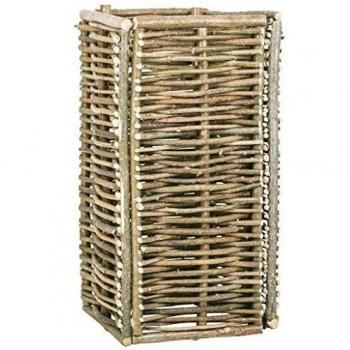 vidaXL Arriate Elevado Avellano 40x40x80 cm Macetero Tiesto Jardín Plantas
