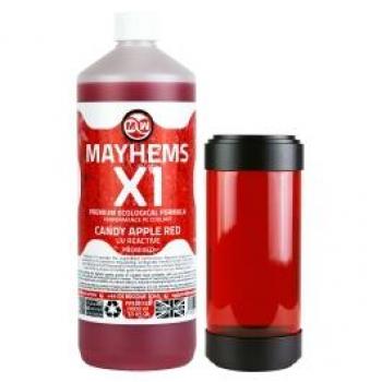 Mayhems X1 Premix Eco Friendly Series PC Coolant, UV Fluorescent, 1 Litre, Candy Apple Red
