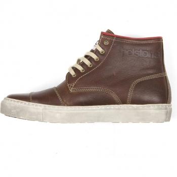 Botas de moto Helstons C5 de cuero anilina - Marrón - Talla 40