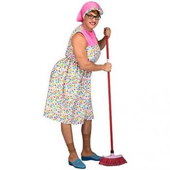 Disfraz de Conchita para Adultos - BB Carnival, incluye traje completo, diseño colorido y divertido, talla disponible en M/L/XL, ideal para fiestas temáticas y carnaval