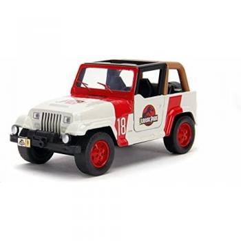 Jurassic World 1992 Jeep Wrangler 1:32 Scale Collectible Toy Car
