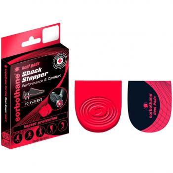 Sorbothane Sorbheel Plantillas, Unisex adulto, Rojo, 43/49