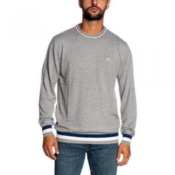 Guess Pullover Girocollo uomo Grigio Melange