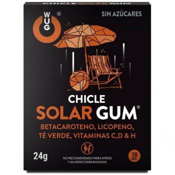 Wug Solar Chicle Potenciador del Bronceado 10 Unidades