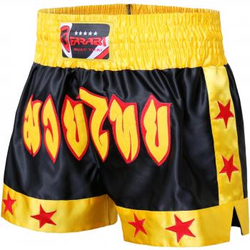 Pantalones cortos Farabi Sports para MMA, boxeo, muay thai, lucha, entrenamiento, gimnasio, kick boxing, color negro, rojo y azul, para hombre, para artes marciales