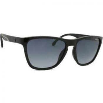 Carrera 8058/S Square Unisex Black Dark Grey Gradient Acetate Sunglasses - One Size