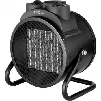 Calefactor Eléctrico Vertical ECG HH 3010 - Convección 2000W, Color Negro
