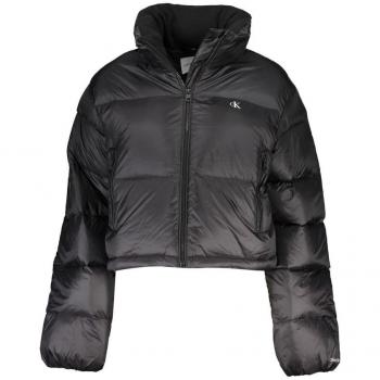 Calvin Klein Eco-Friendly Black Polyamide Short Jacket - XL