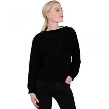 Molly Bracken - Jersey con botones Negro M