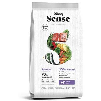 Dibaq Sense Holistic Salmón Mini - Pienso para perros mini, libre de granos, sabor salmón, 500 gramos, adecuado para perros de razas pequeñas