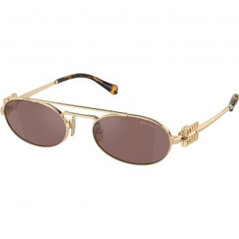 Miu Miu MU54ZS ZVN70D Women's Sunglasses Gold Size 53