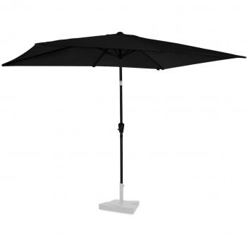 Sombrilla Premium Rapallo 200x300cm Basculante - Lona resistente a los rayos UV UPF 50+ - Antracita/Negro - Incluye funda de protección