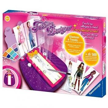 Kit Creativo Ravensburger Fashion Designer - Juego de Diseño de Moda para Niñas a Partir de 6 Años