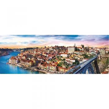 Puzzle Panorama 500 Piezas Porto, Portugal - Calidad Premium para Adultos y Niños a Partir de 10 Años