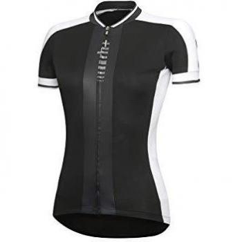 Zero RH+ Roadie W - Jersey de ciclismo para mujer, Mujer, Ecd0723 910S, Black/White, S