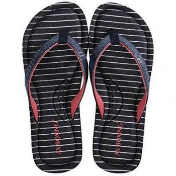 AXBOXING Chanclas Mujer Flip Flop Sommer Rayas de Moda Sandalias Verano Suave Playa Vacaciones Antideslizantes Tamaño 36-41